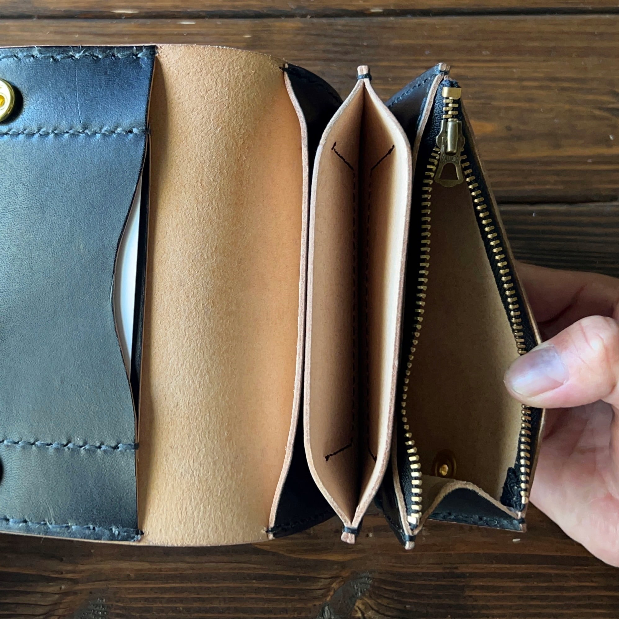 カスタムオーダー Trucker Wallet-04】 | yc_leather.craft