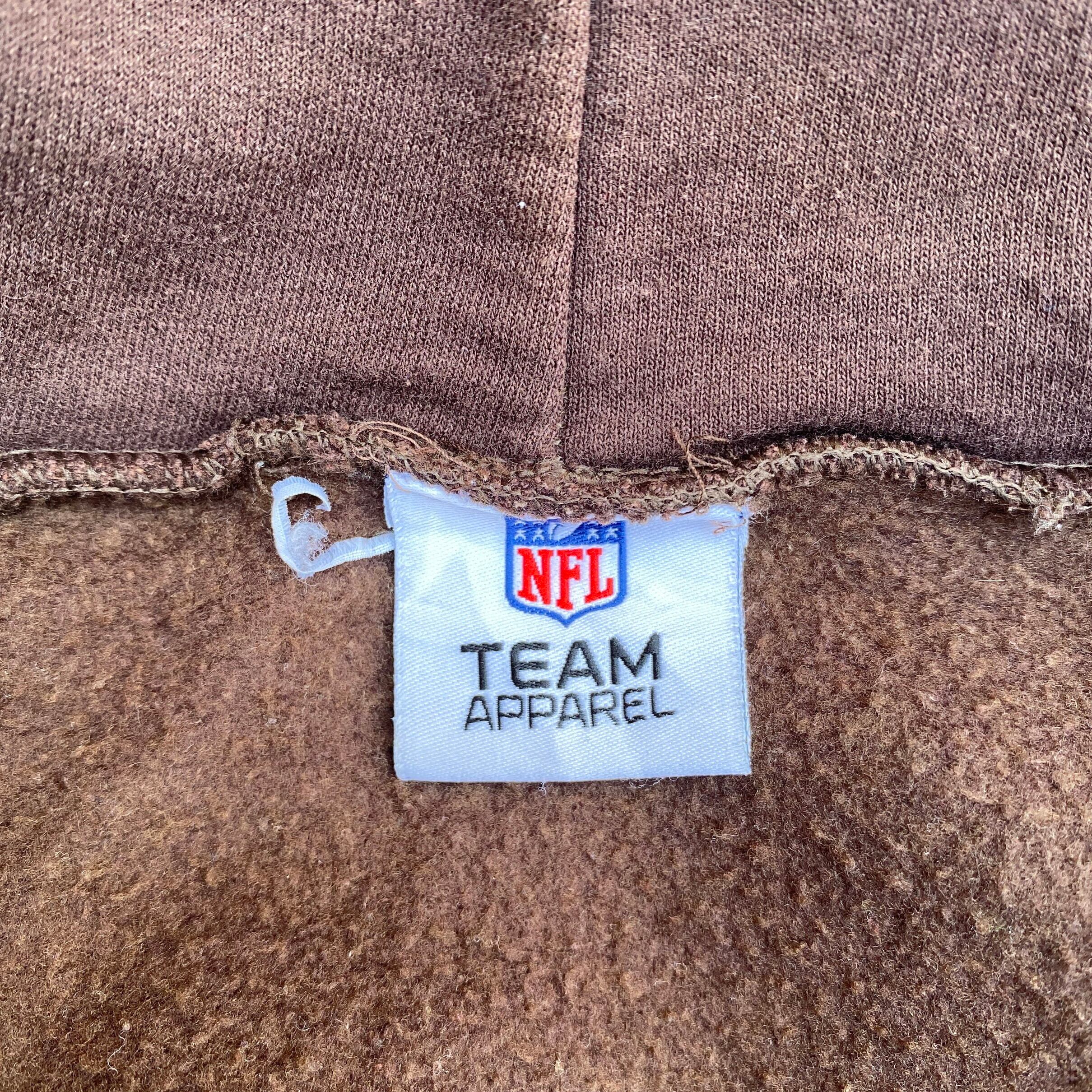 NFL クリーブランド・ブラウンズ バックプリント フルジップ