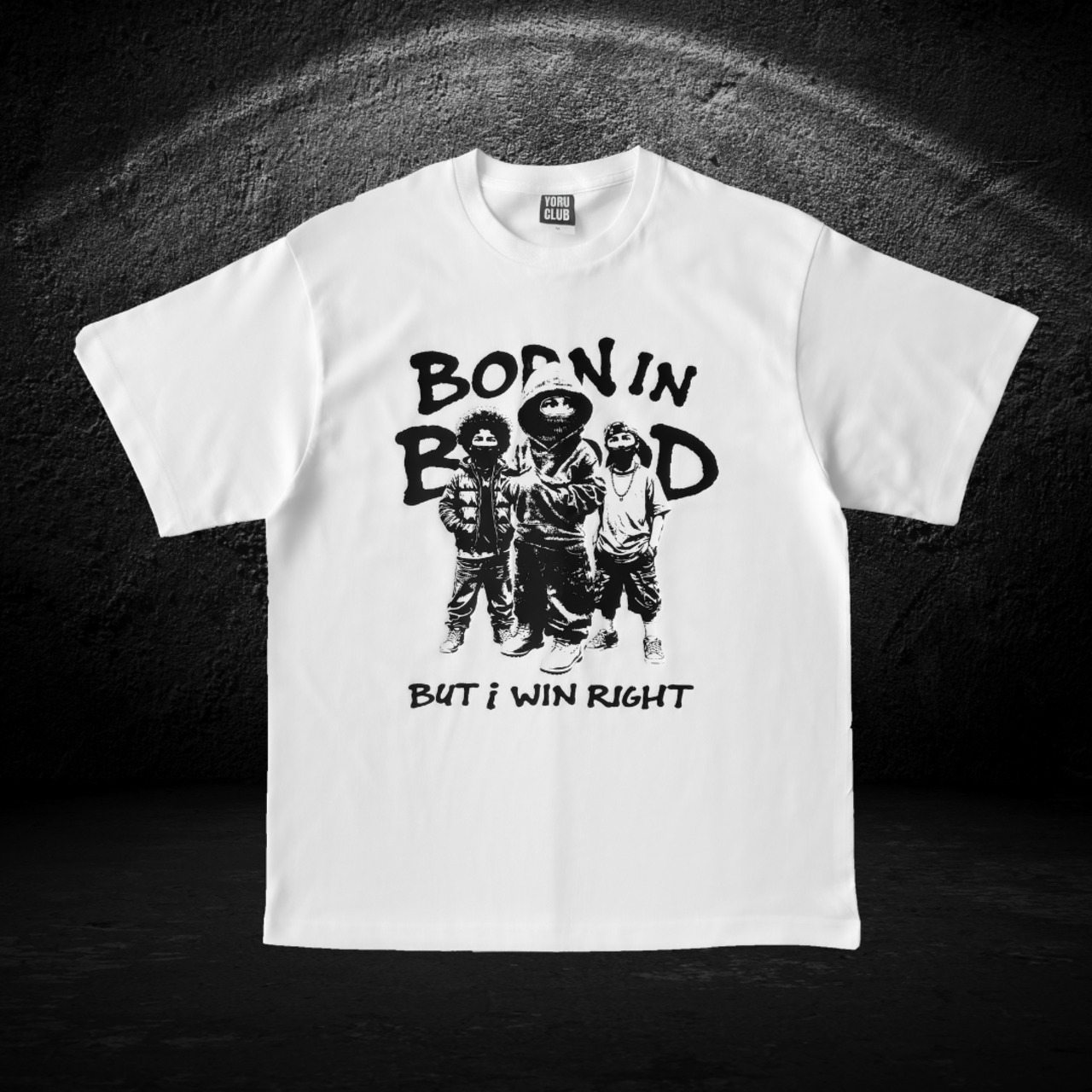 BORN IN BLOOD PREMIUM COTTON BOX TEE