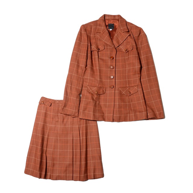 ANNA SUI   check  retoro　suit  2pieces