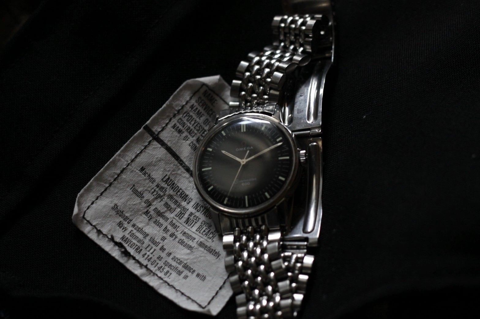OMEGA】1960s Seamaster600 オリジナルブラックダイヤル ”Technical OMEGA】1960s Seamaster600 オリジナルブラックダイヤル ”Technical