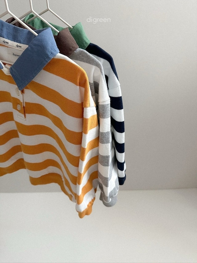 〘予約〙digreen / striped collar mtm