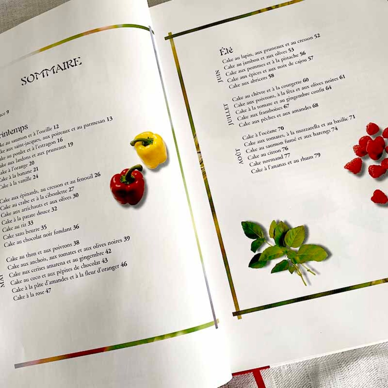 フランス古本　季節の焼き菓子　お菓子レシピ本　フランス菓子　スイーツレシピ 12pscy19