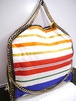 レア美品★STELLA McCARTNEY ステラマッカートニー ファラベラ ハンドショルダー2way トート バッグ★ アイコンモデルの希少なボーダー柄♪