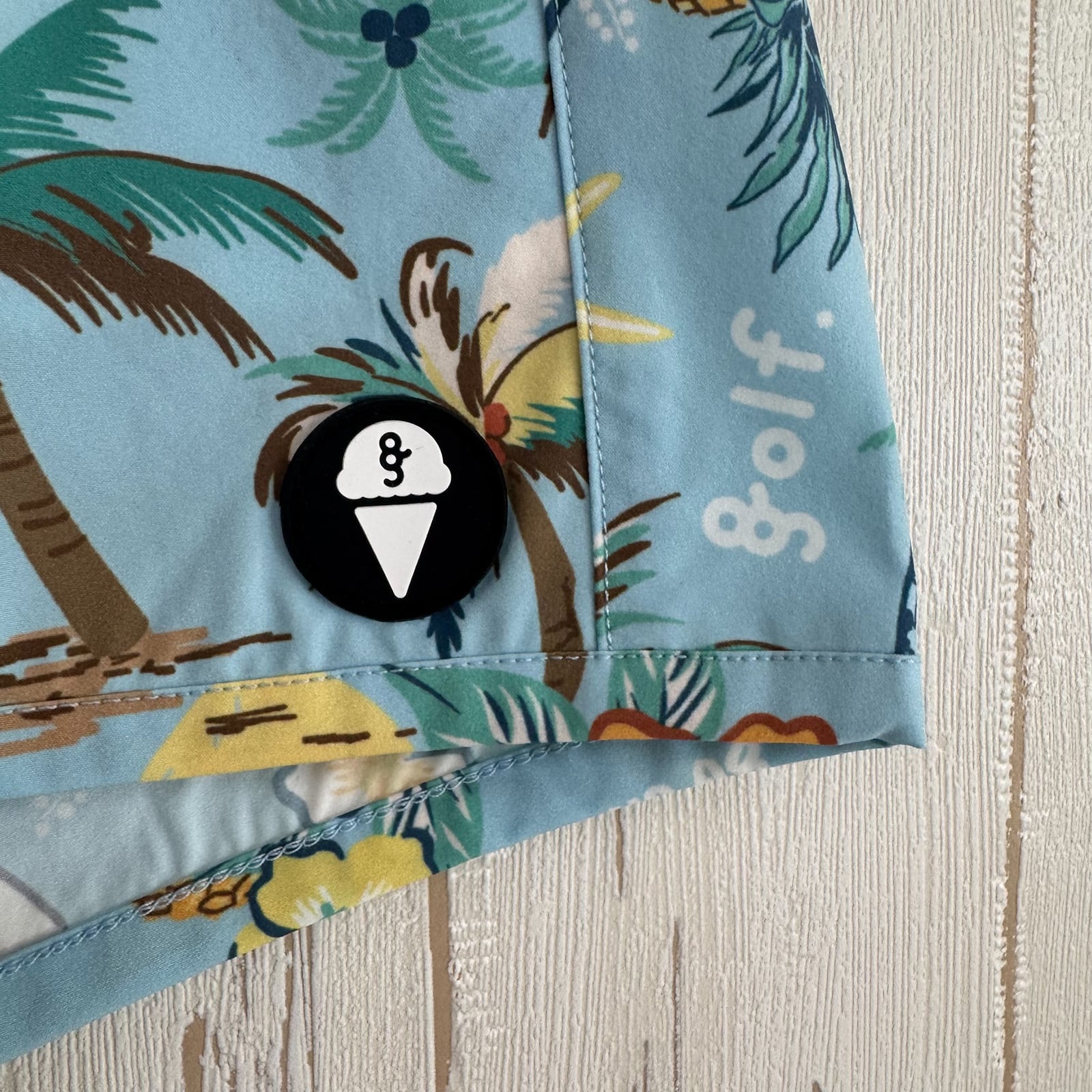 WOMEN'S】 8G SHOOT ×69slam ALOHA SHORT PANTS -BLUE- | 8G SHOOT