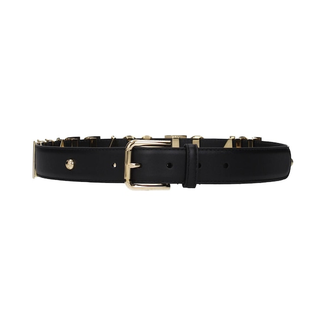 DOLCE&GABBANA ドルチェ&ガッバーナ レディース ベルト レザー ブラック