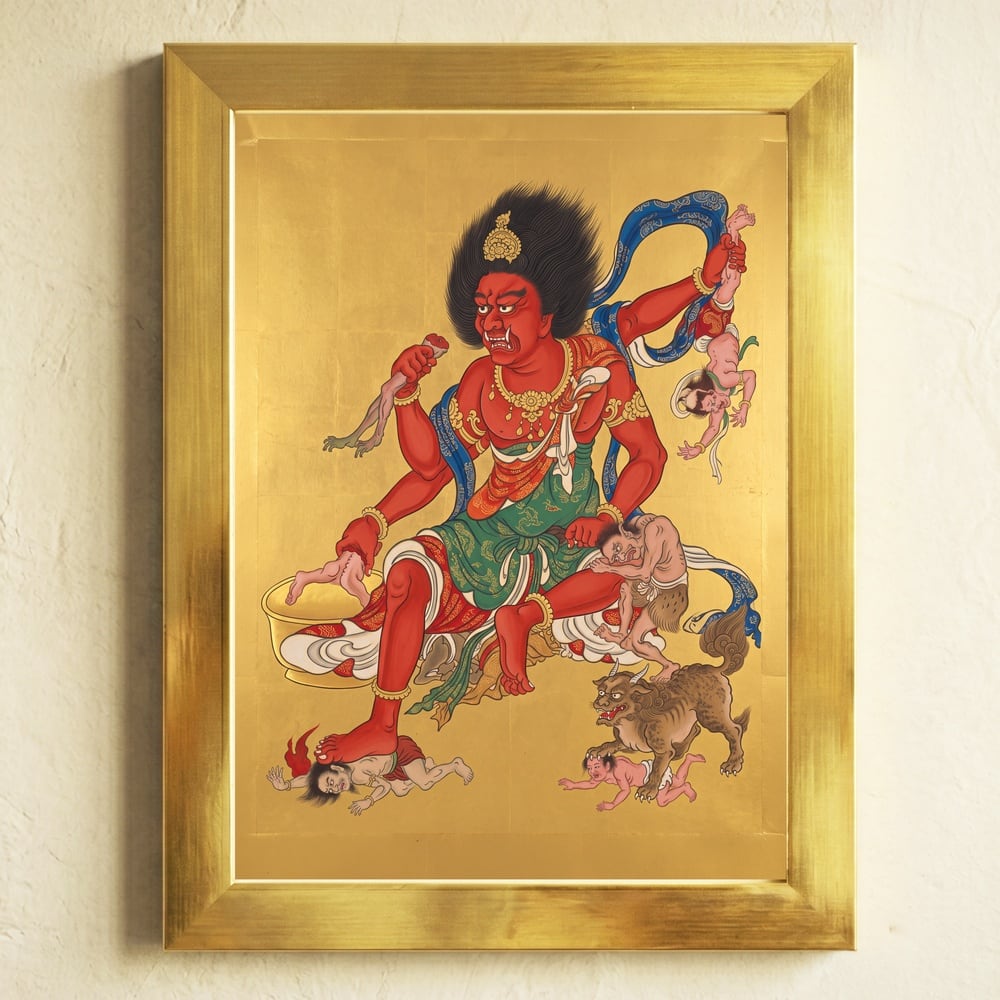 北鎌倉浄智寺山門水彩原画08 F6額装済み | PAY ID
