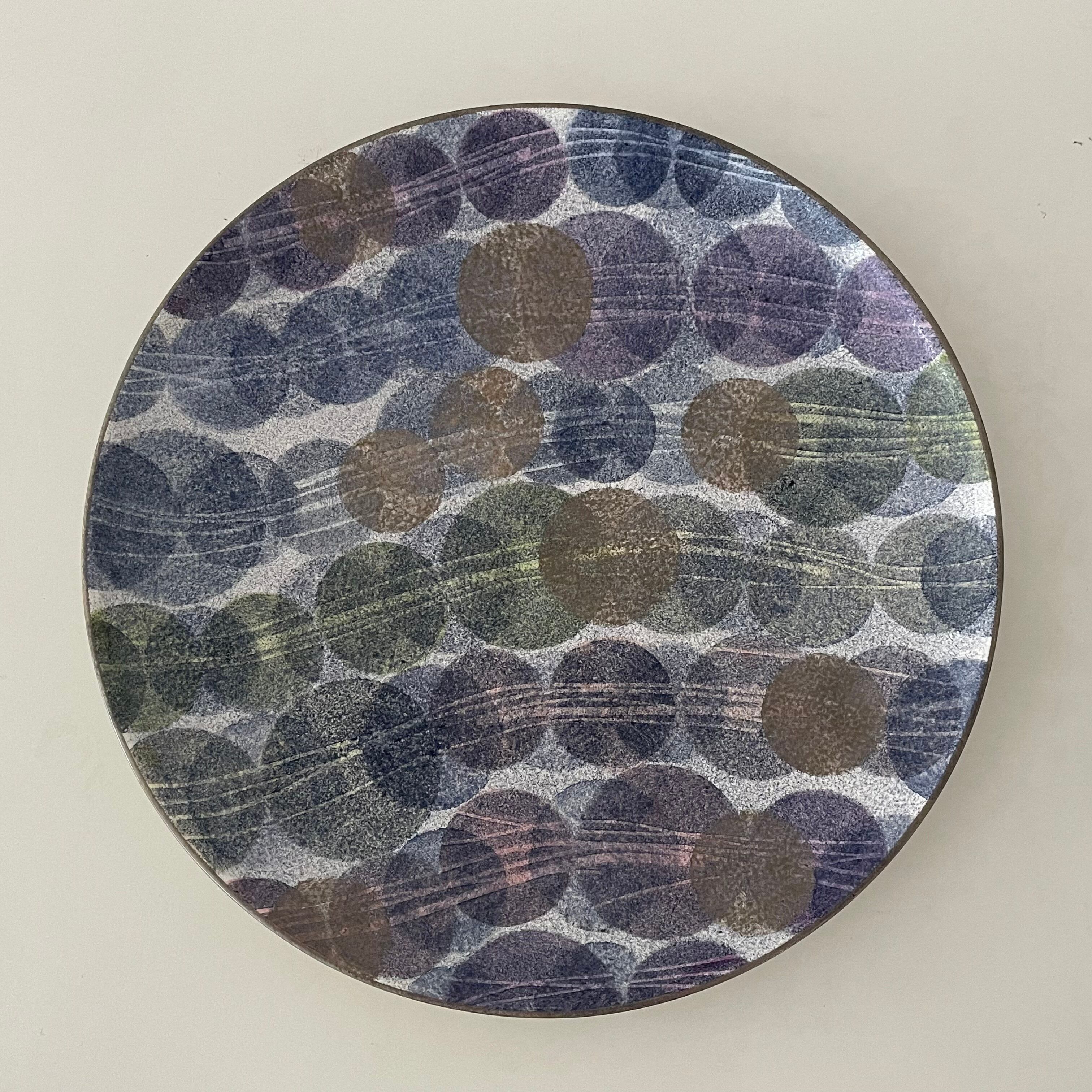 若林和恵 作 皿(カラフル)