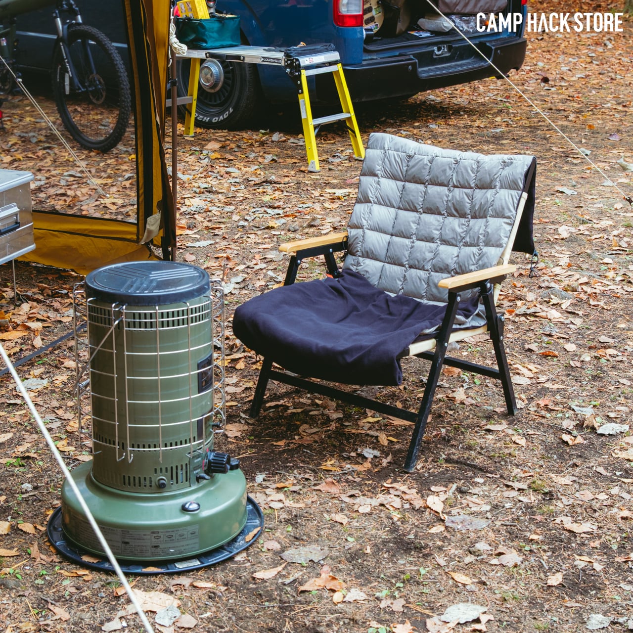 底冷えを防ぐ「ワイドダウンブランケット」 | CAMP HACK STORE