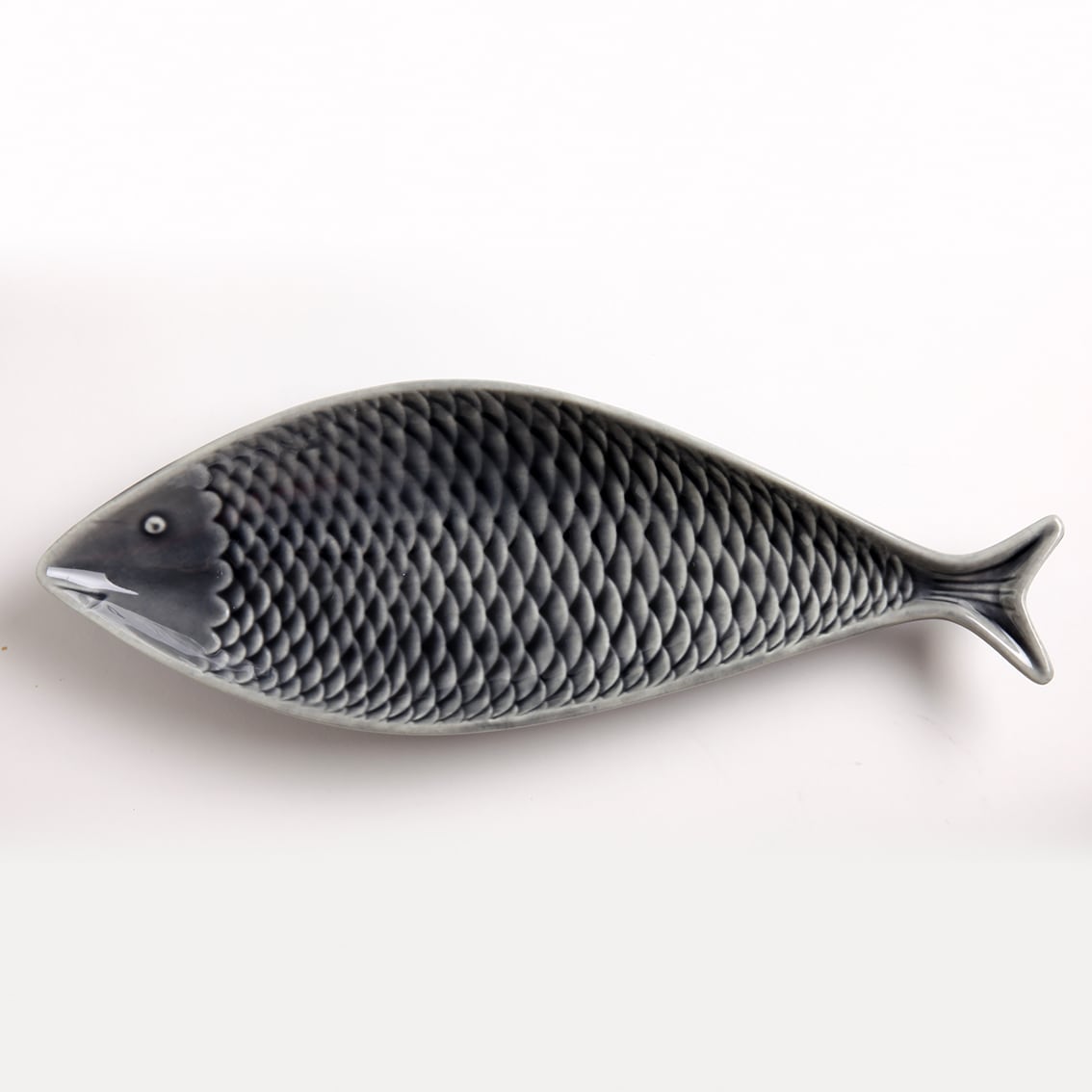 Gustavsberg Fish plate gray small