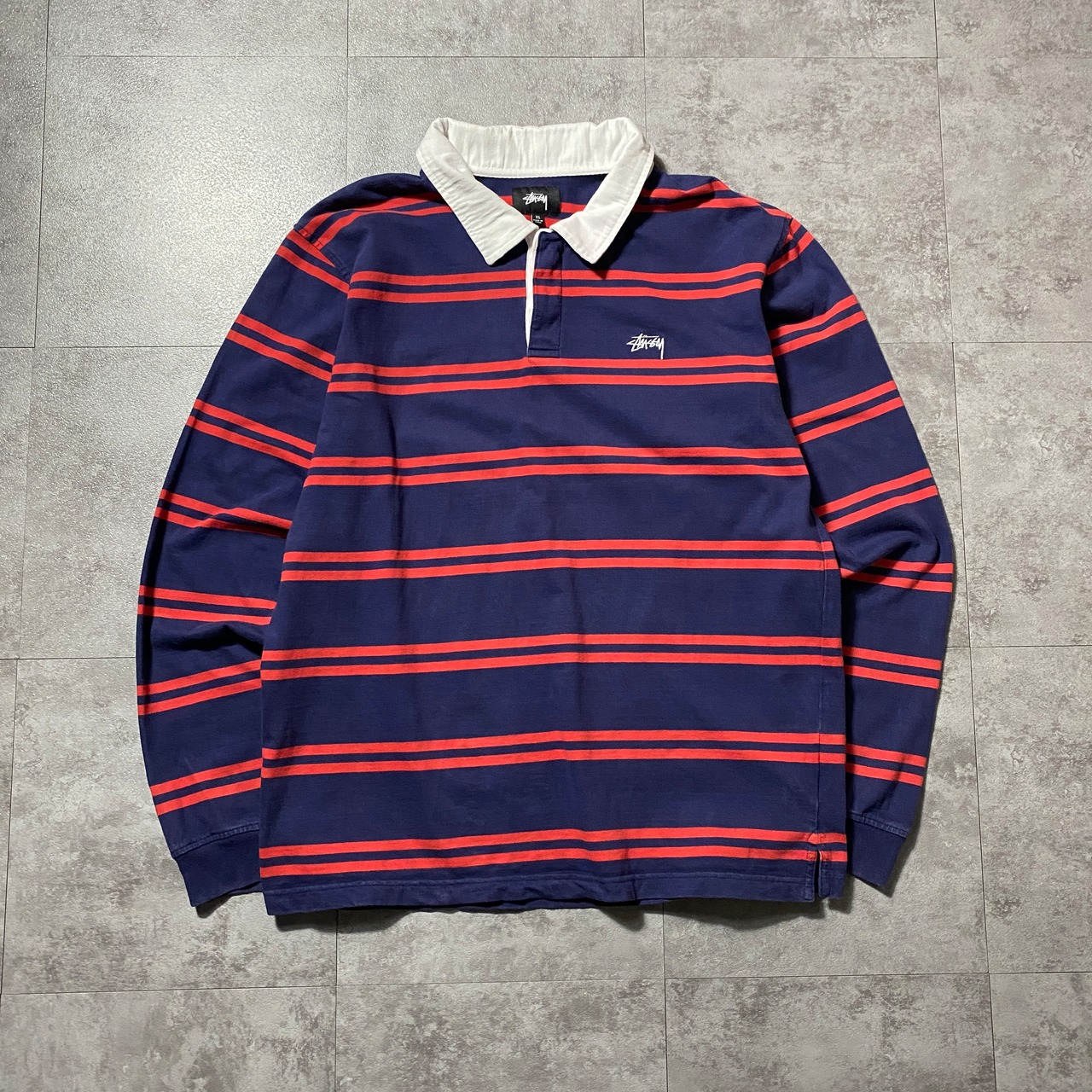 Size.XL】stussy ステューシー 刺繍ワンポイント ストックロゴ 