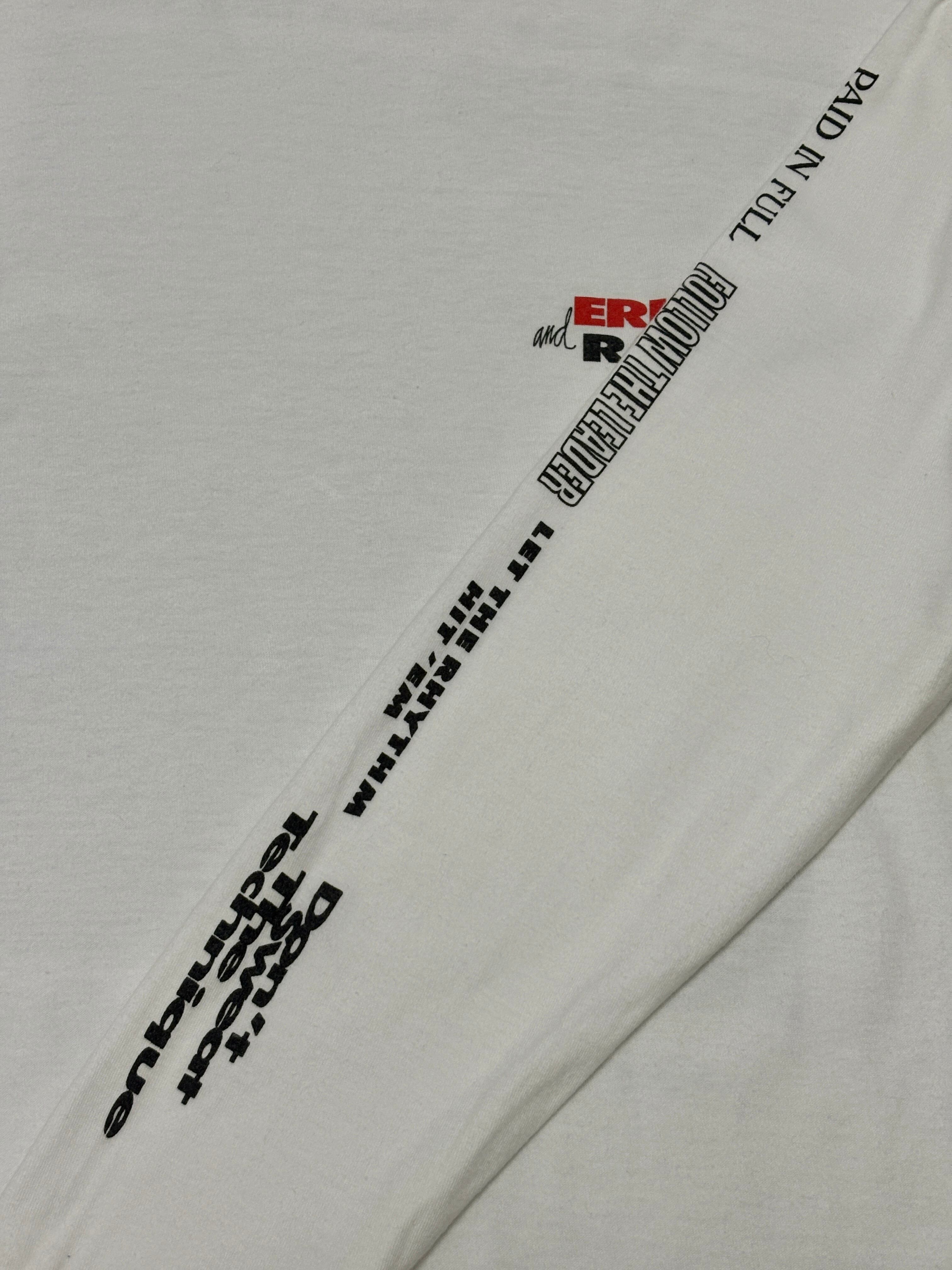 STUSSY/Eric B & Rakim print L/S Tee/M/フォトプリント/ロンT/長袖/T