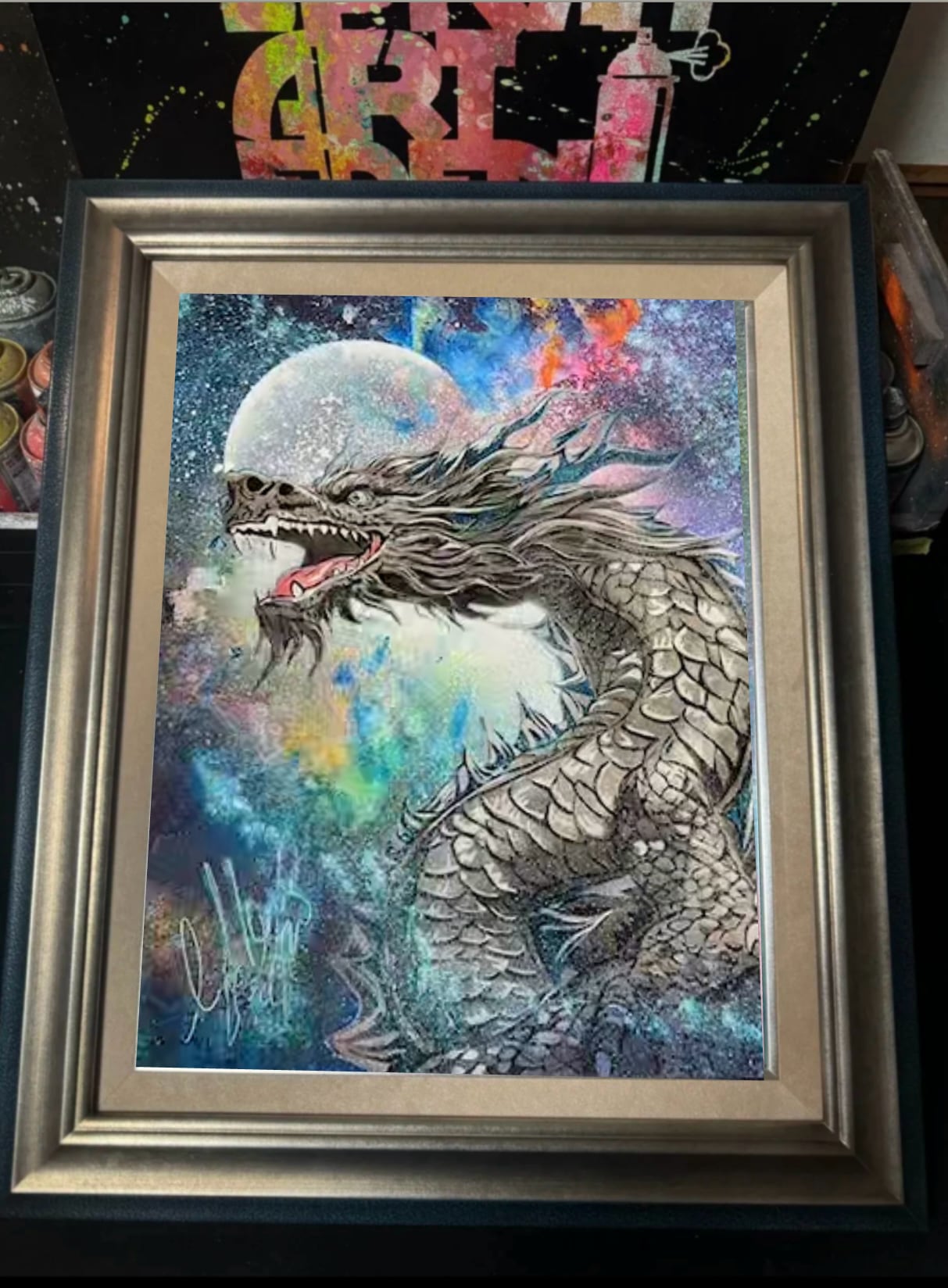 原画 F6 キャンバス】銀額付 3087. | スプレーアートエデンショップ