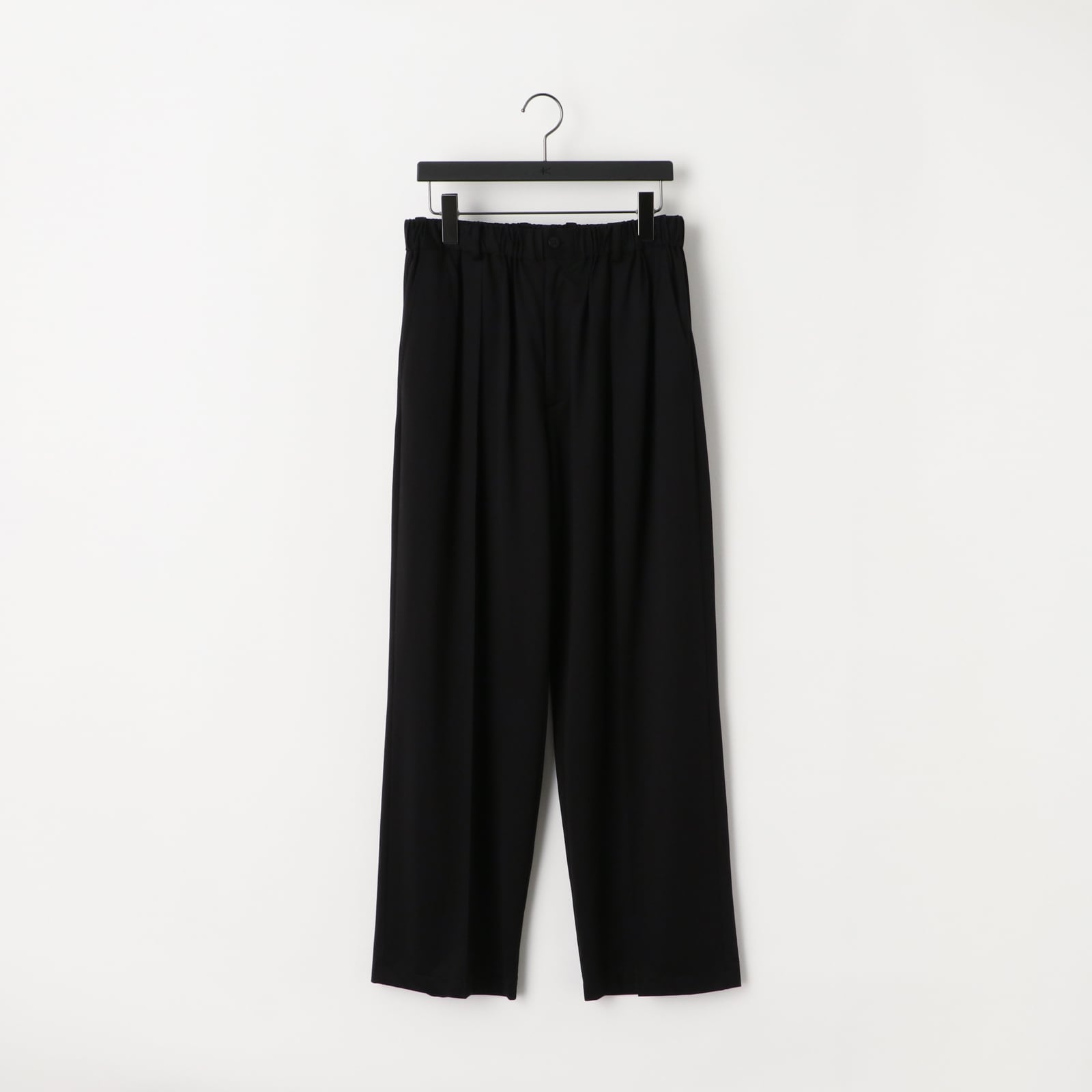 KANEMASA PHIL. タックパンツ LAST1】KANEMASA PHIL. 46G Tuck Easy Pants(BLACK) | novastore
