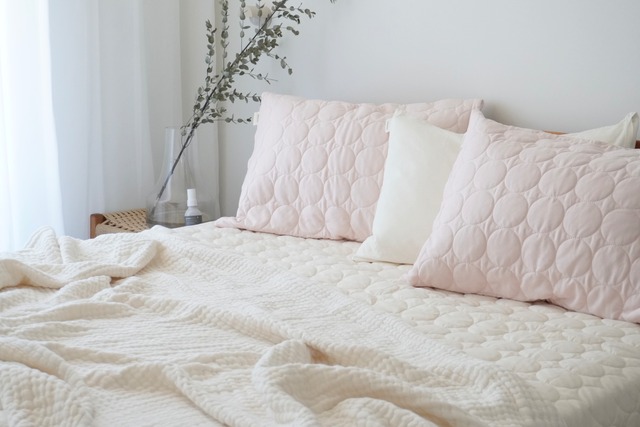 ＃そうだ！春だ！ 桜カラーの marumoco 枕カバー