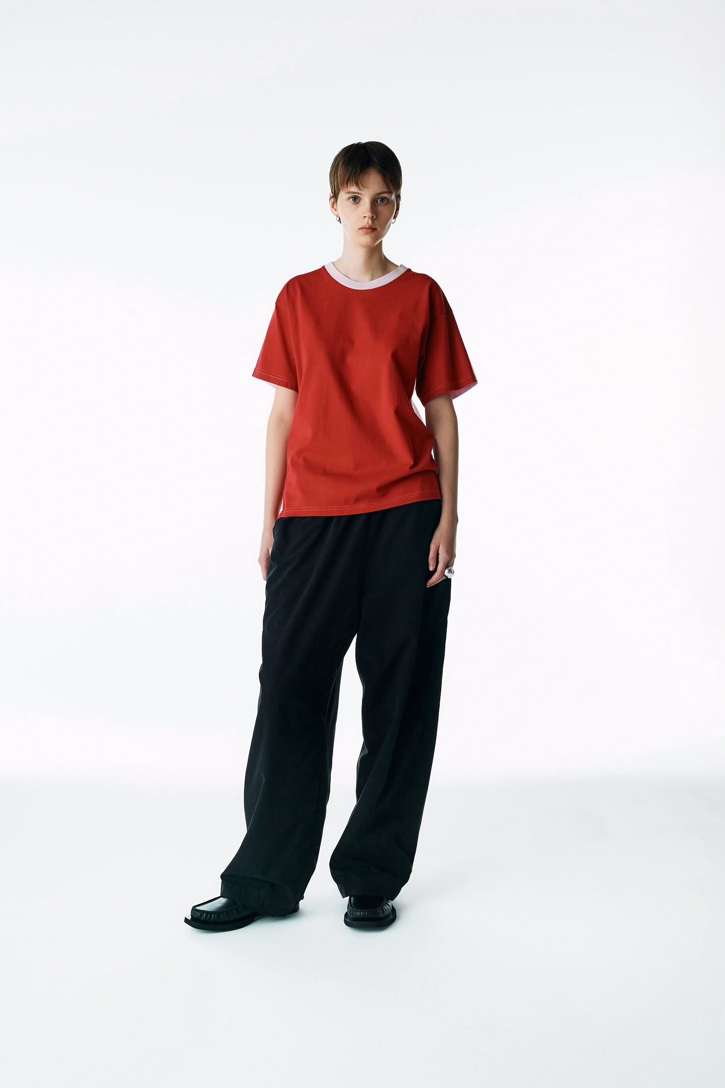 gadid anoniem eva RED トップス
