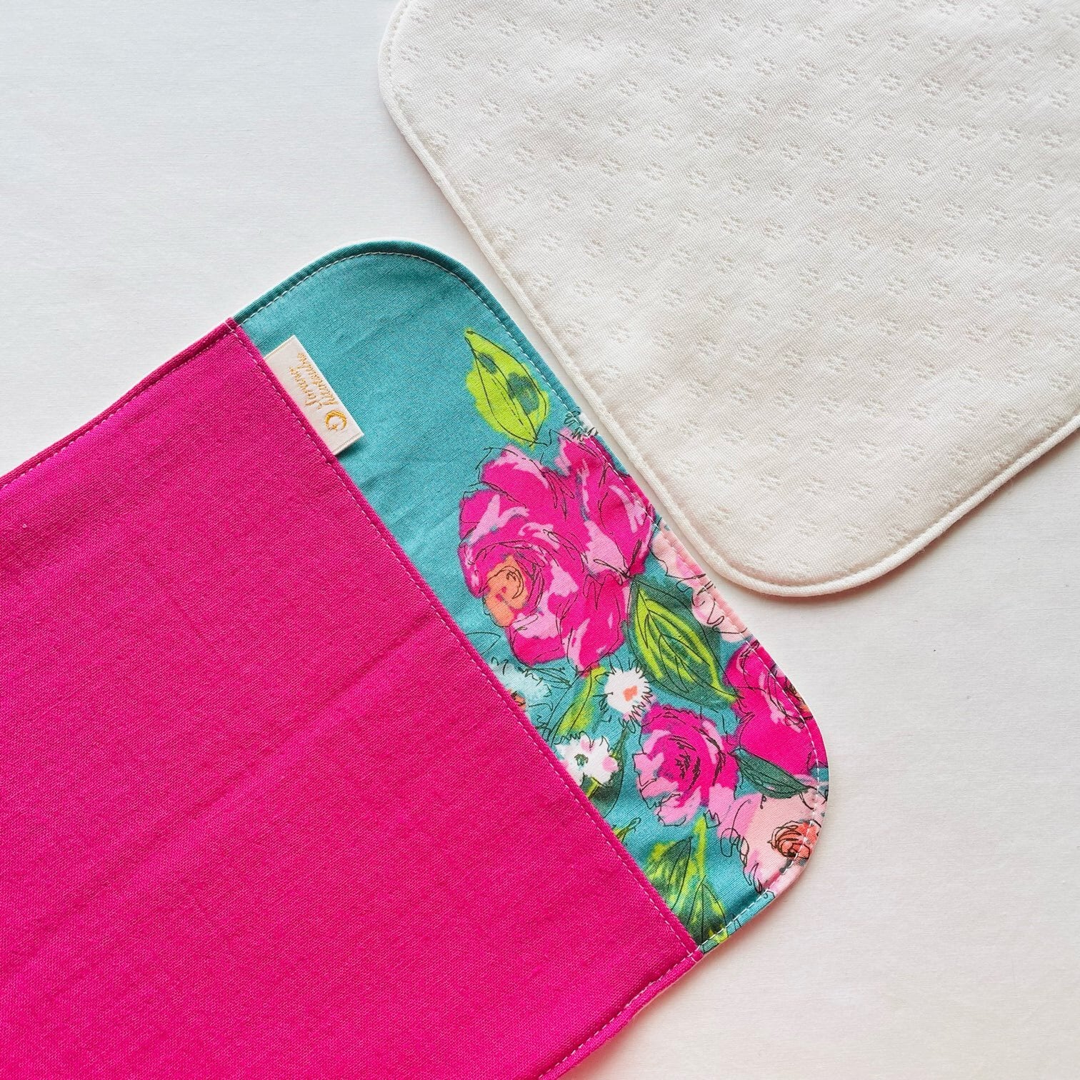 ハンカチタイプセット「濃いめピンク」