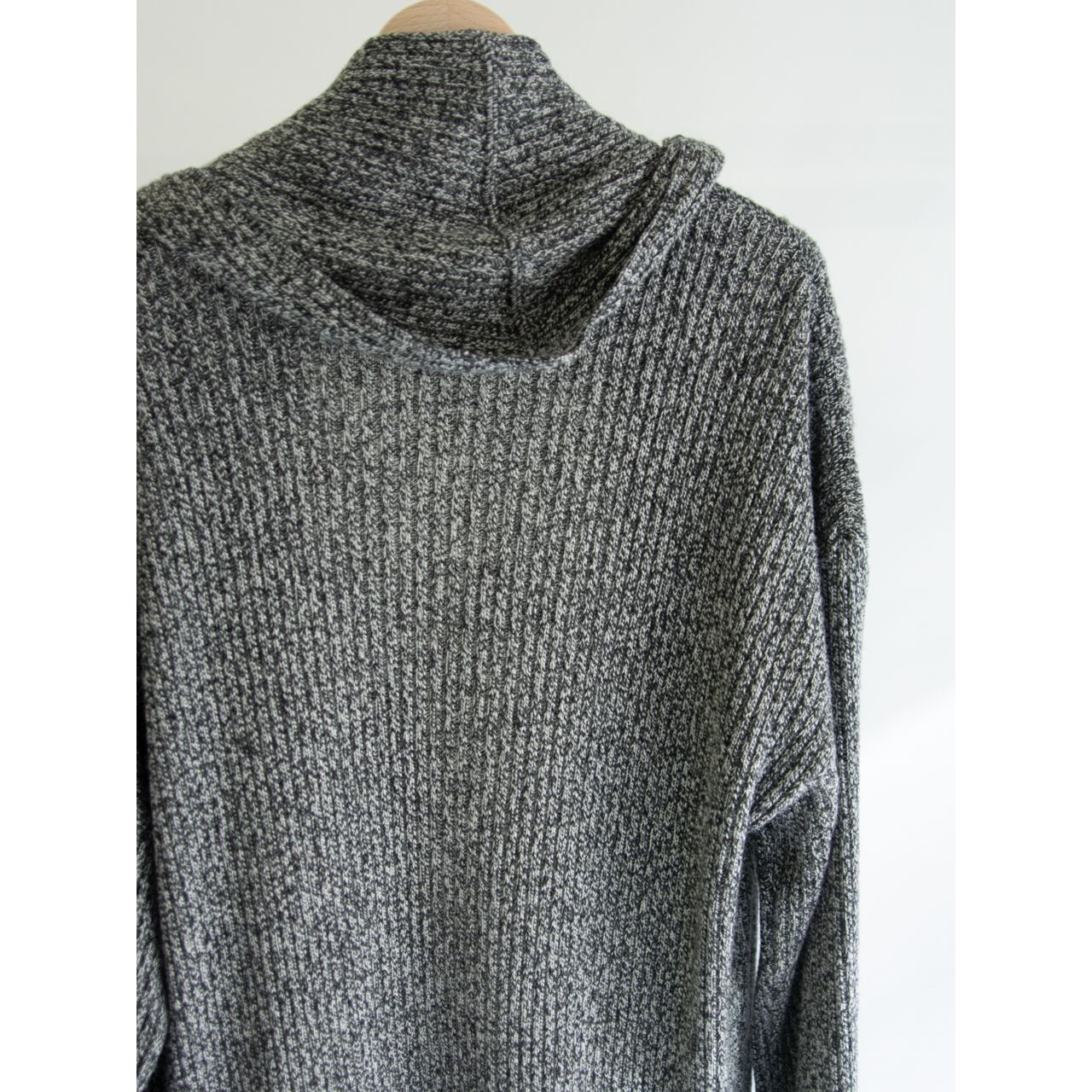 【Made in Italy】Acrylic-wool long cardigan（イタリア製 アクリルウールメランジニット ロングカーディガン）2a