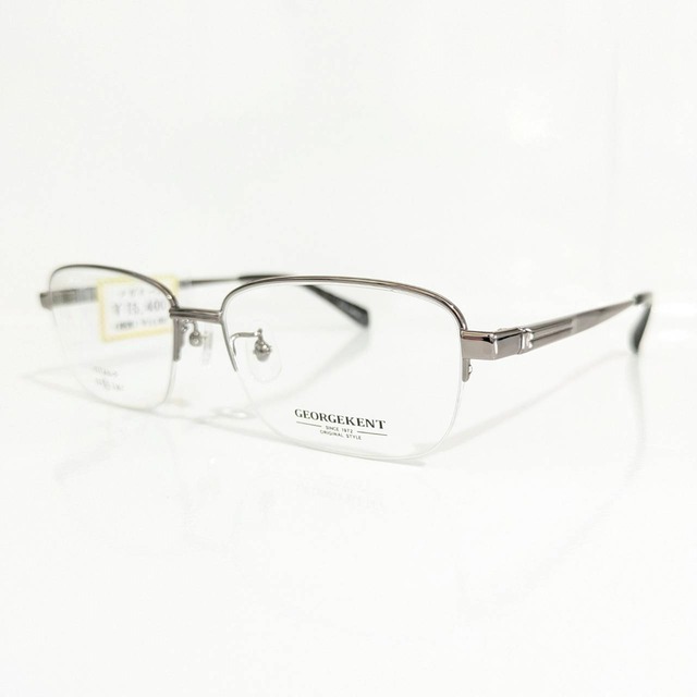 【GEORGEKENT】スクエアナイロールフレーム　シルバー