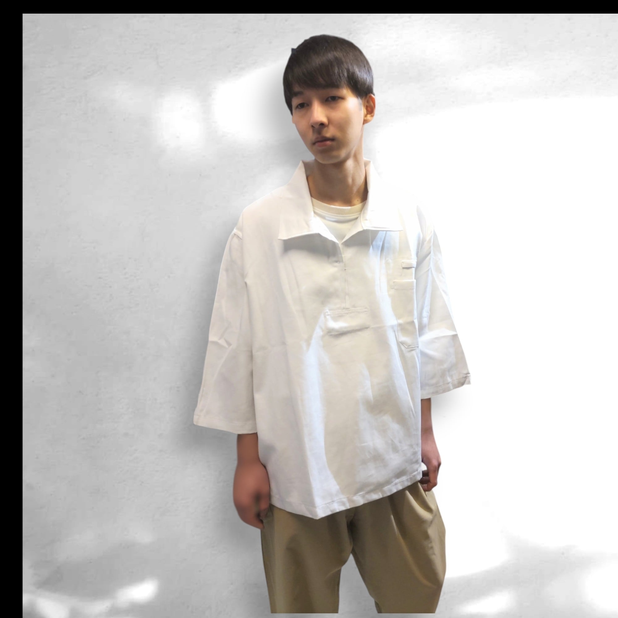 新品/デッドストック チェコ 軍 プルオーバージャケット ホワイト SIZE
