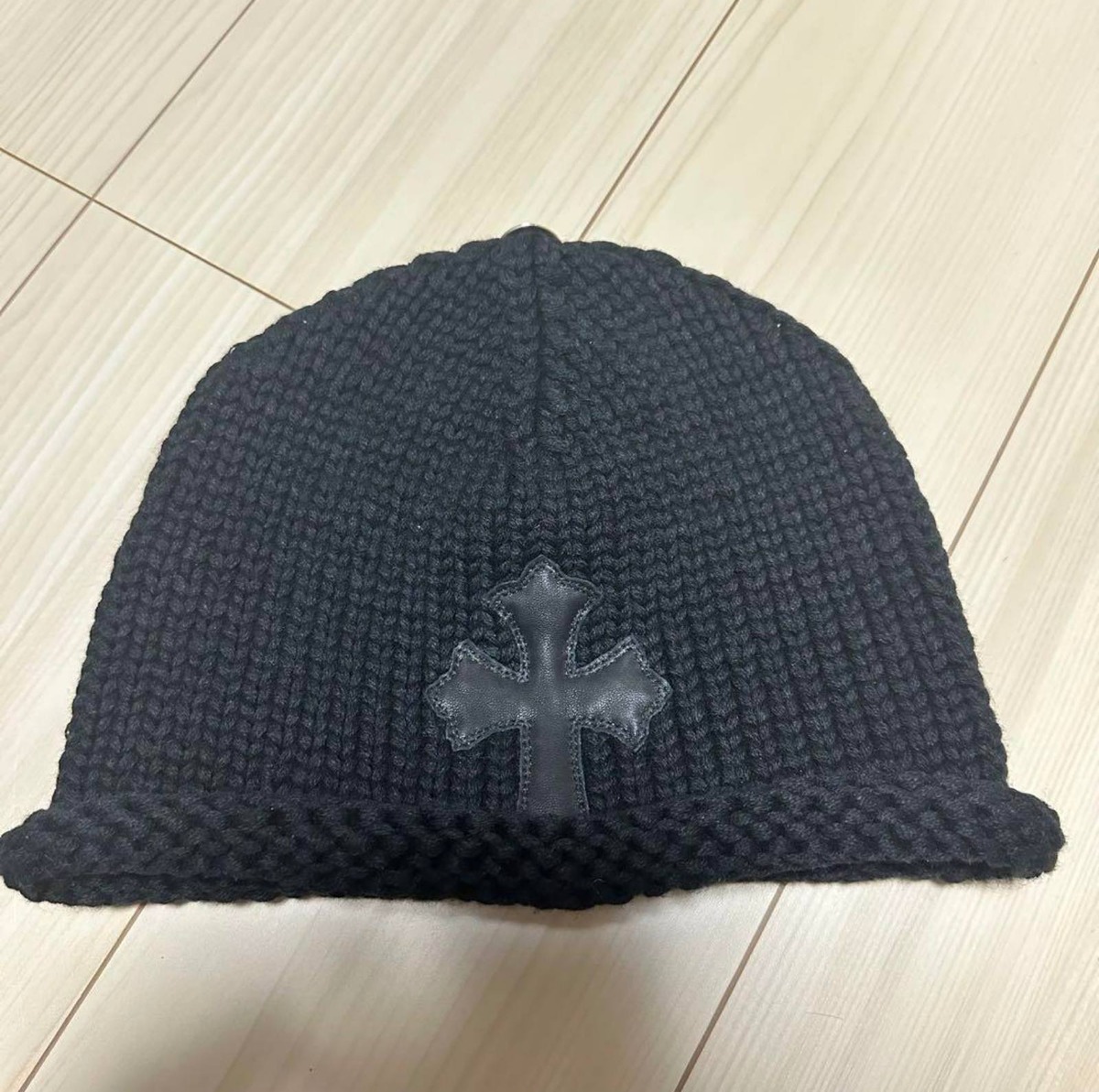 CHROME HEARTS クロムハーツ カシミヤ ニット帽 ニットキャップ 