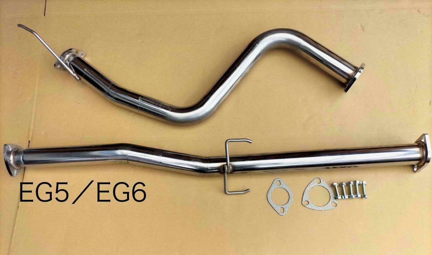 【新品】シビック　EG5/EG6 フロントストレートパイプ＋S字パイプ 新品】シビック EG5/EG6 フロントストレートパイプ＋S字パイプ | HardGear