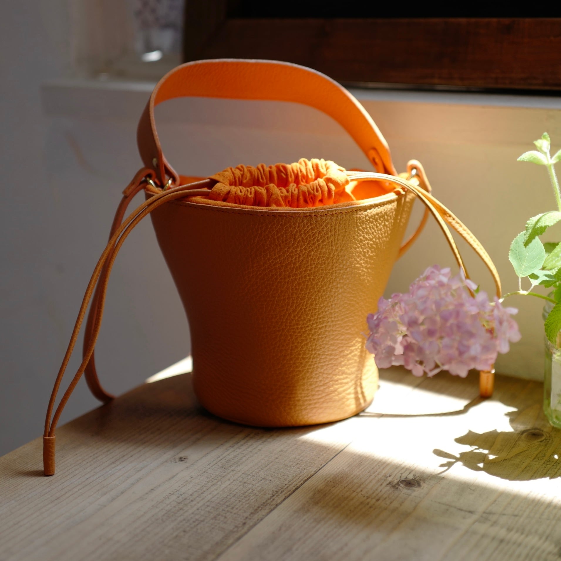 ayako Pottery Bag ORANGE  バッグ　オレンジ　新色