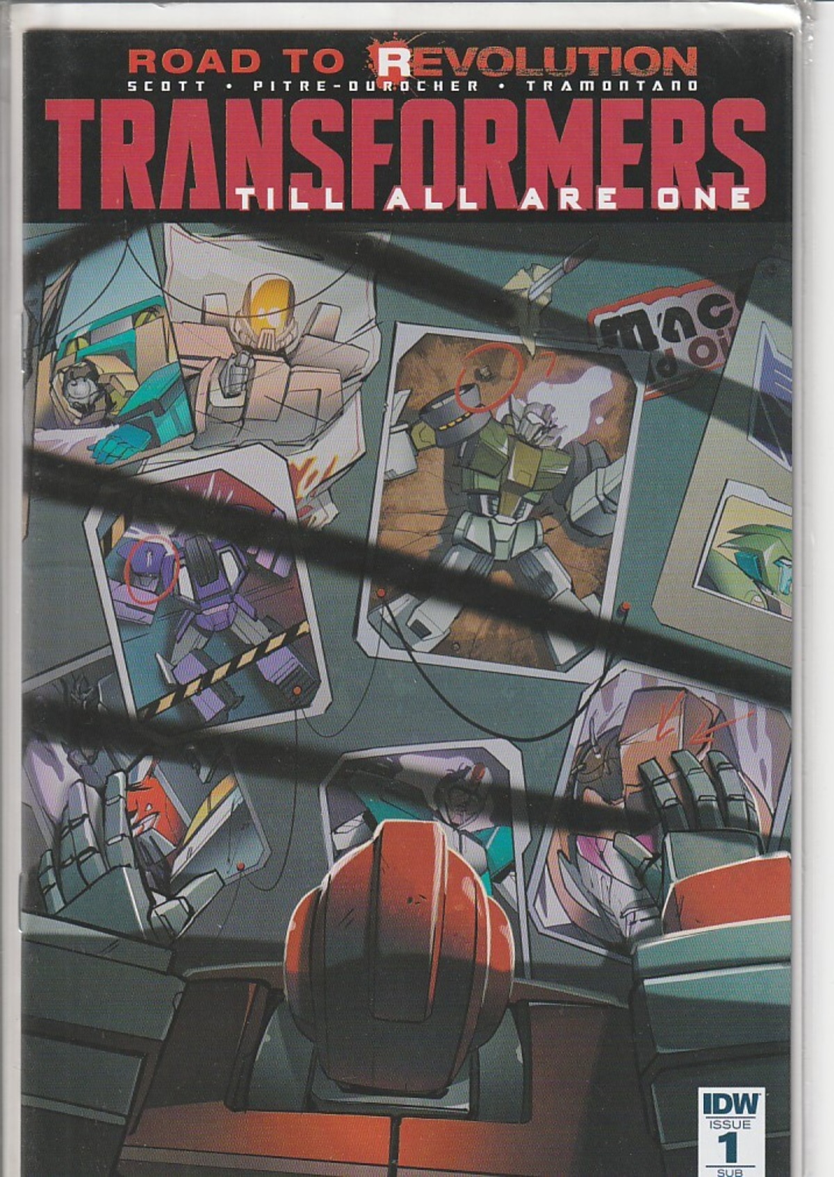 アメコミリーフ『Transformers Till All Are One』#1 Sub Cover (状態A 