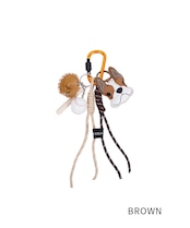 フレンチブルドッグ×ベースボールBAGチャーム (BROWN) CQ-46514H