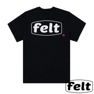 【FELT/フェルト】WORK LOGO TEE Tシャツ / BLACK ブラック