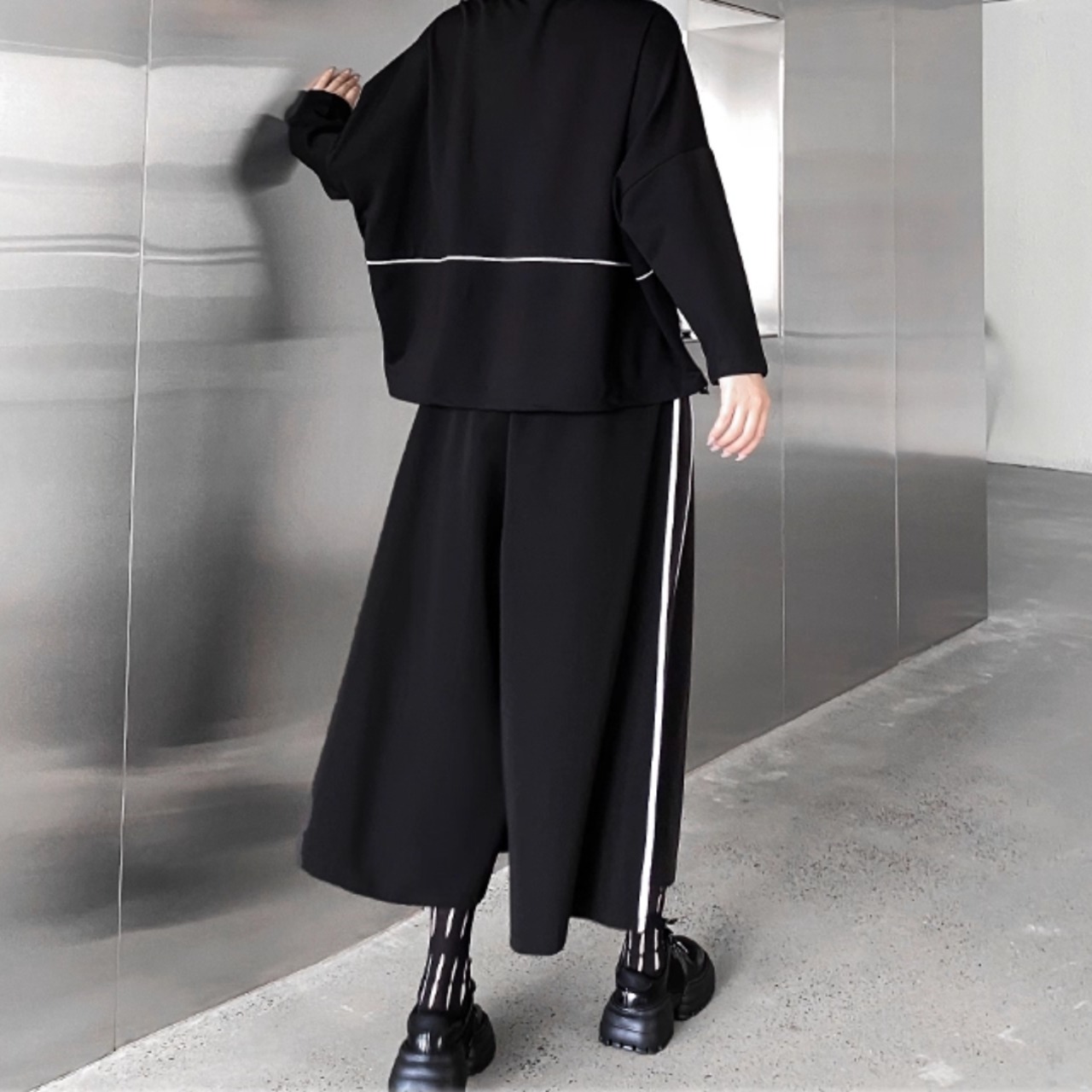 Slimming cropped pants (ME124)