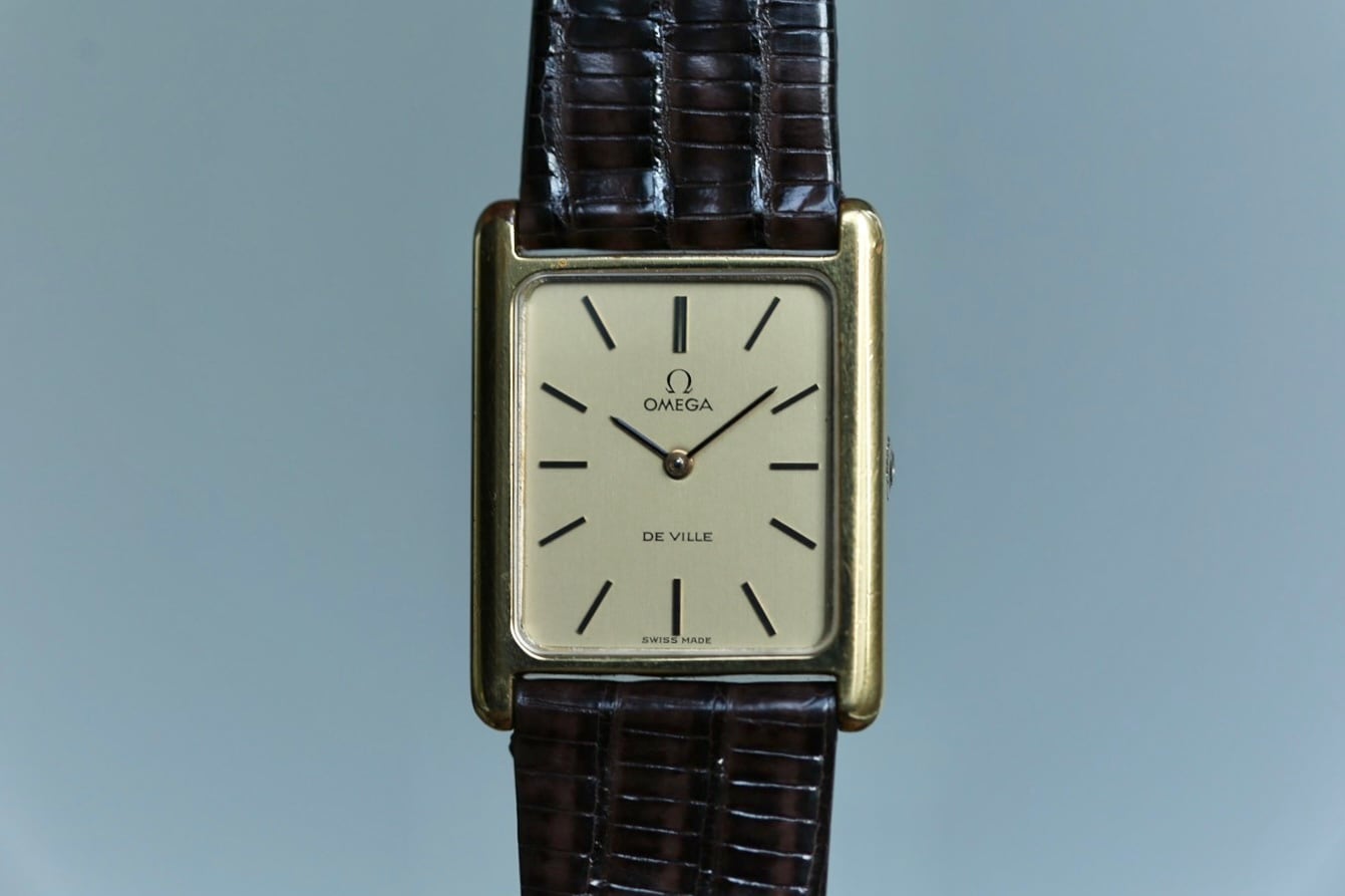 OMEGA】 1972年製 デヴィル タンク型 H型レクタンギュラー バー