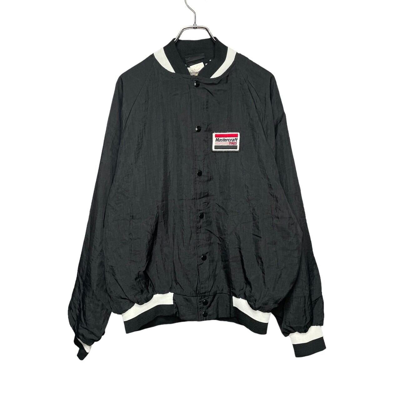 Made in USA】【ラグランスリーブ】K products ナイロンスタジャン L