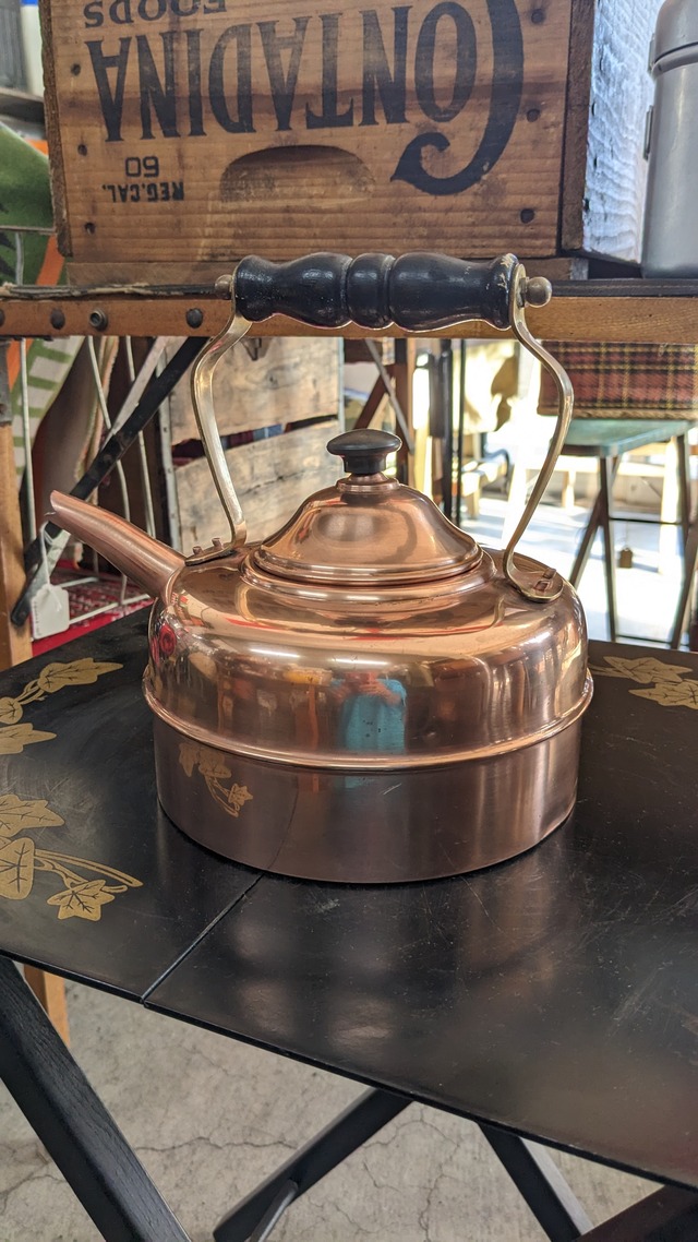 Vintage Copper Kettle Brass made in England ビンテージ コッパーケトル ミニケトル やかん