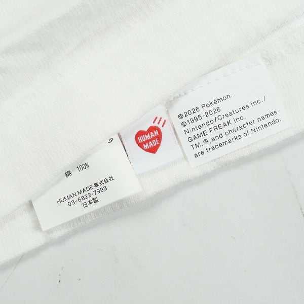 2XL HUMAN MADE POKEMON カモネギTシャツ ホワイト 白 【公式通販】