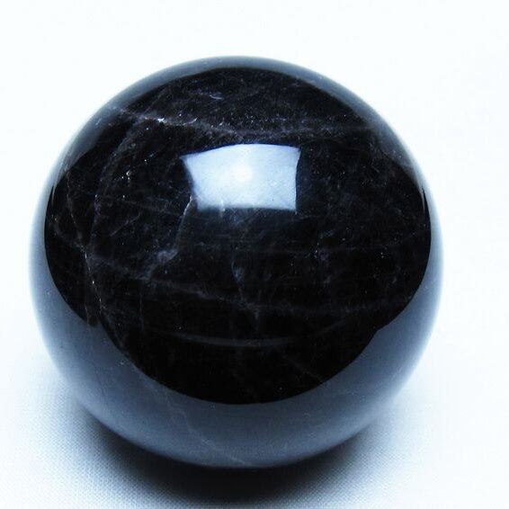 モリオン 黒水晶 丸玉 61mm スフィア 一点物 151-9256