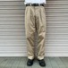 60s フランス軍 実物 チノパン ヴィンテージ M47 M64 チノパンツ M52 ベージュ ミリタリー 50s トラウザーズ コットン 美シルエット 84C