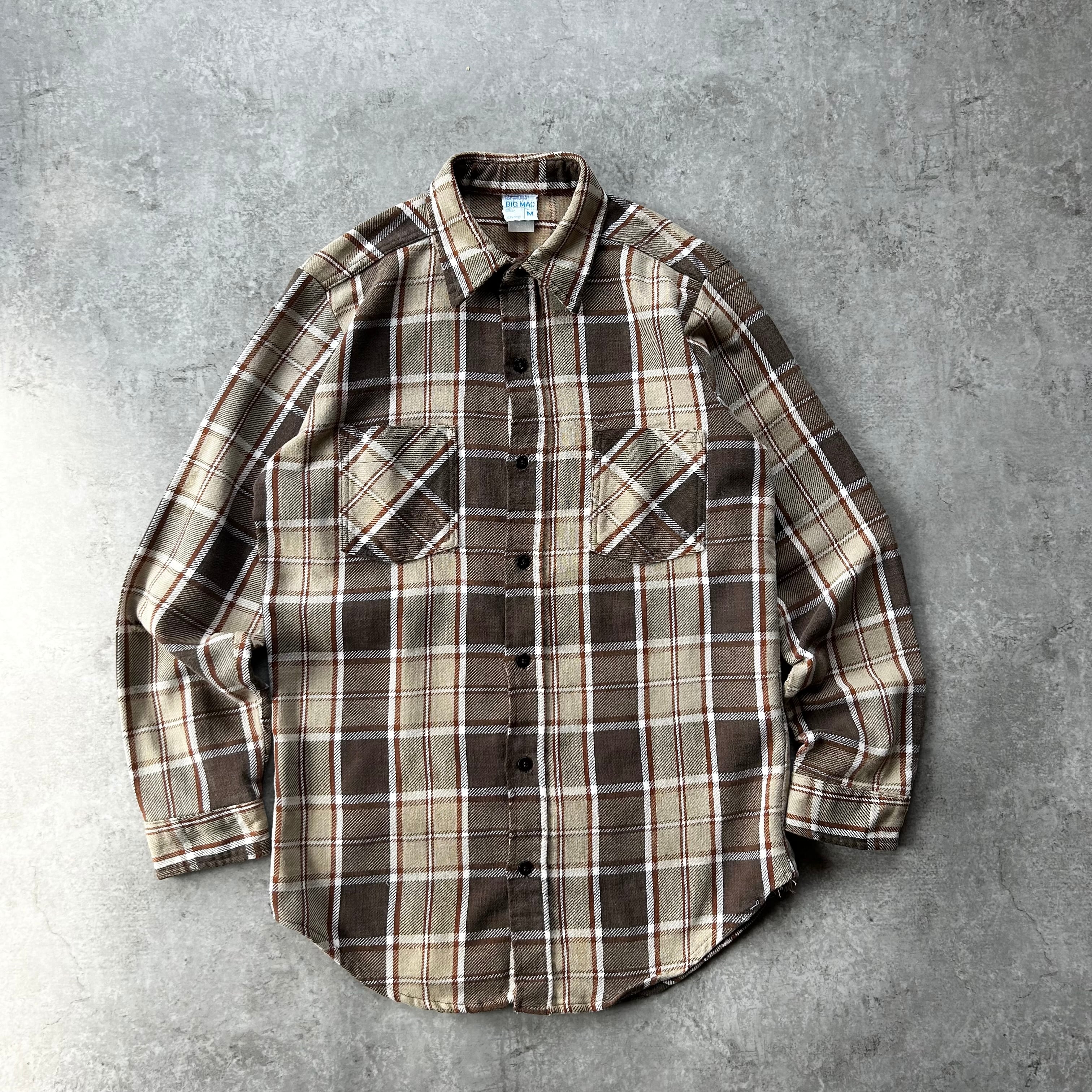 70s Grant’s グランツ ヘビーネルシャツ USA製 M ブルー×レッド 70s Grant's グランツ ヘビーネルシャツ USA製 M ブルー×レッド | 東京
