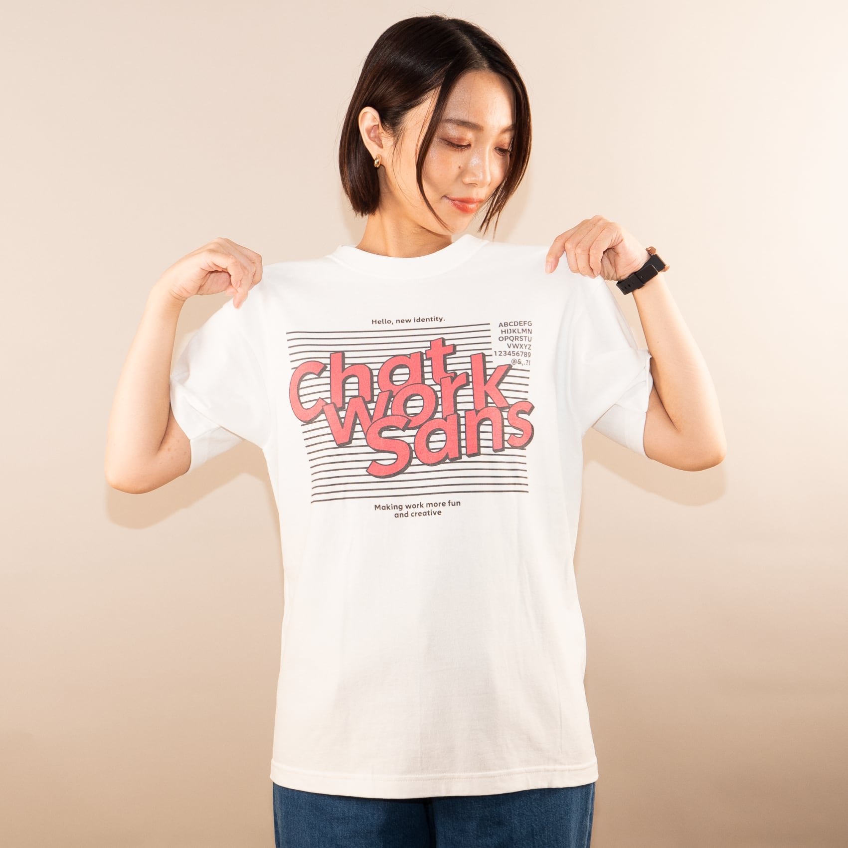 （販売終了）Chatwork Sans グラフィックTシャツの画像