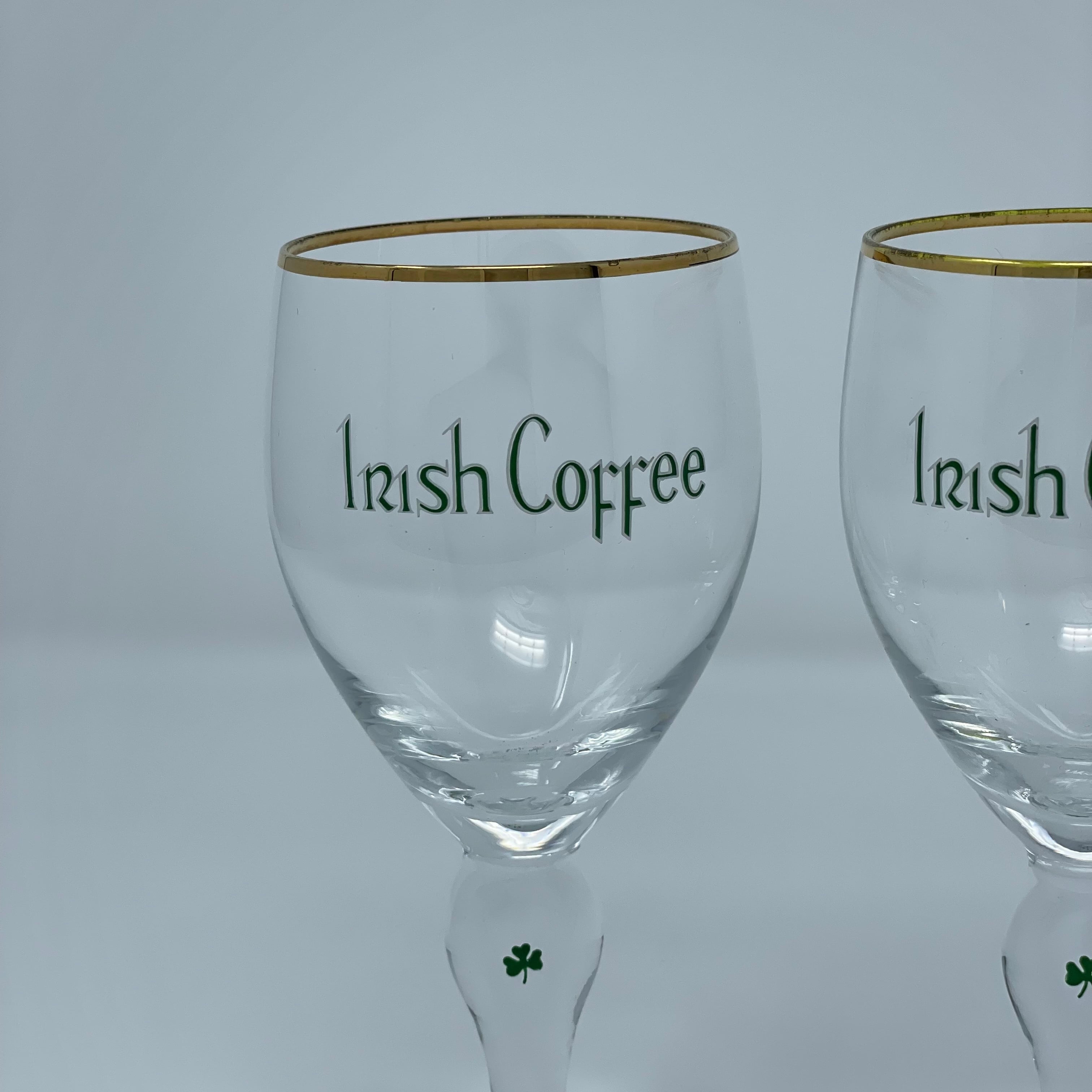 Irish coffee vintage glasses/アイリッシュコーヒーグラス3p