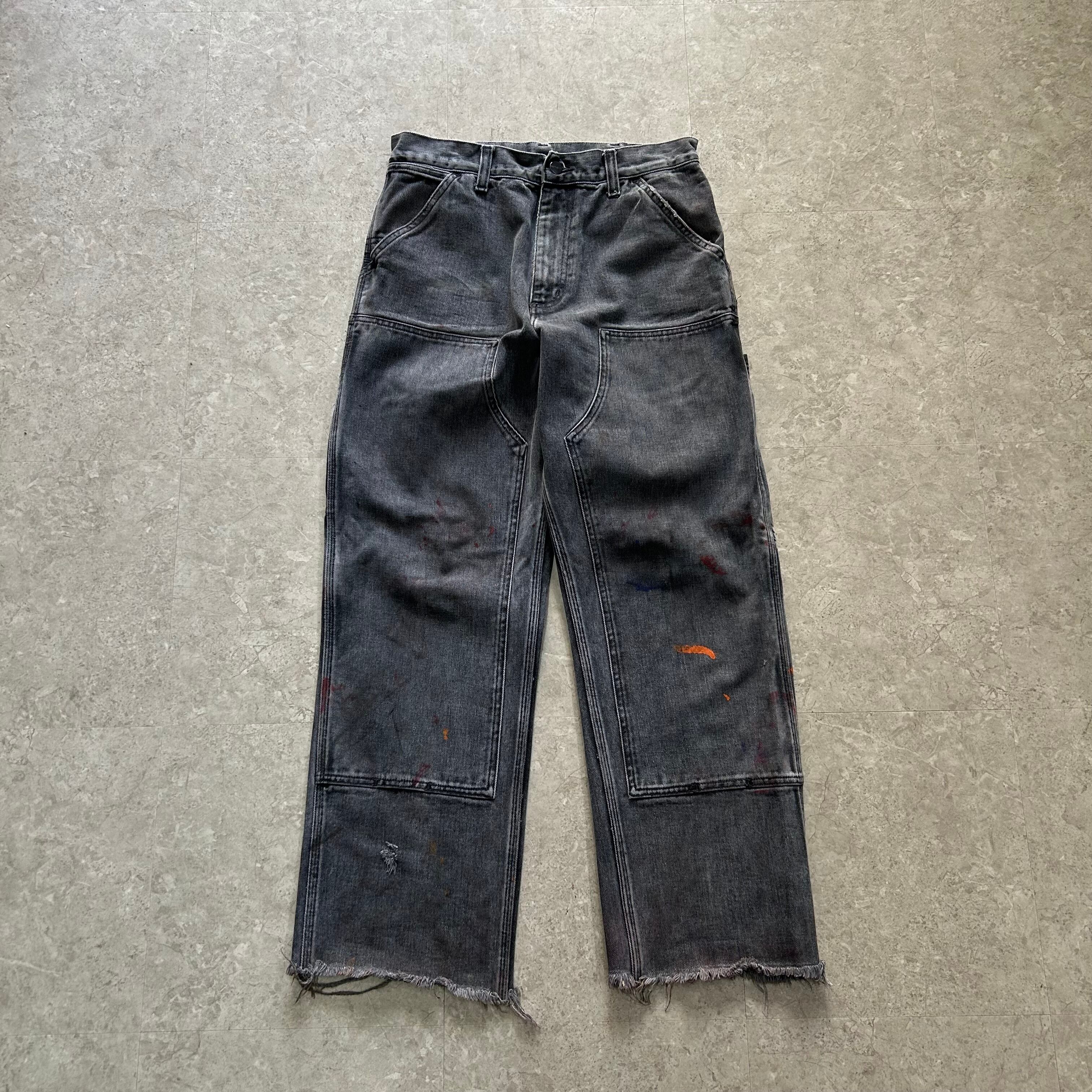 00s Carhartt double knee black denim pants【仙台店】