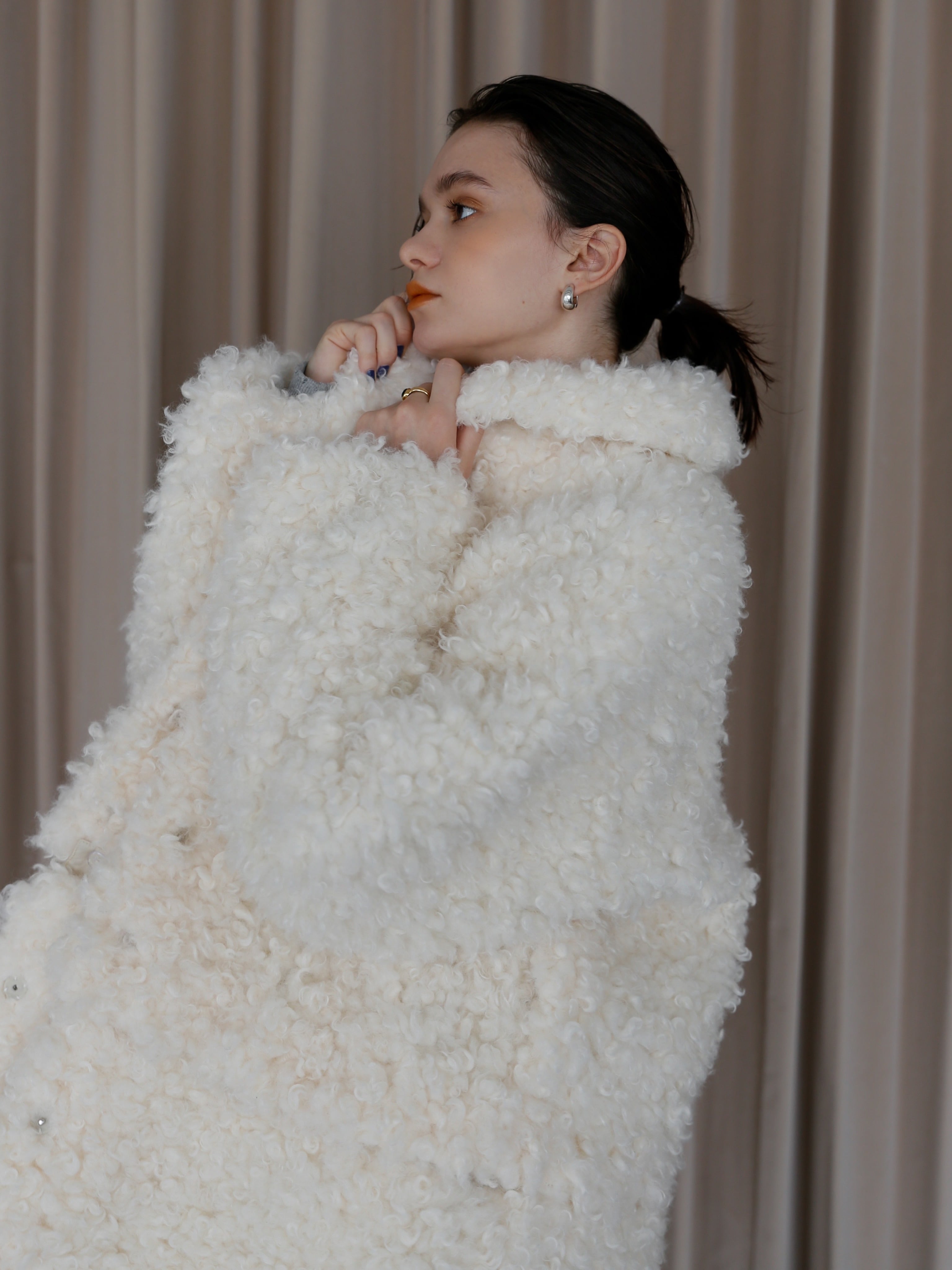 【Cara by katrin tokyo】4way eco fur coat