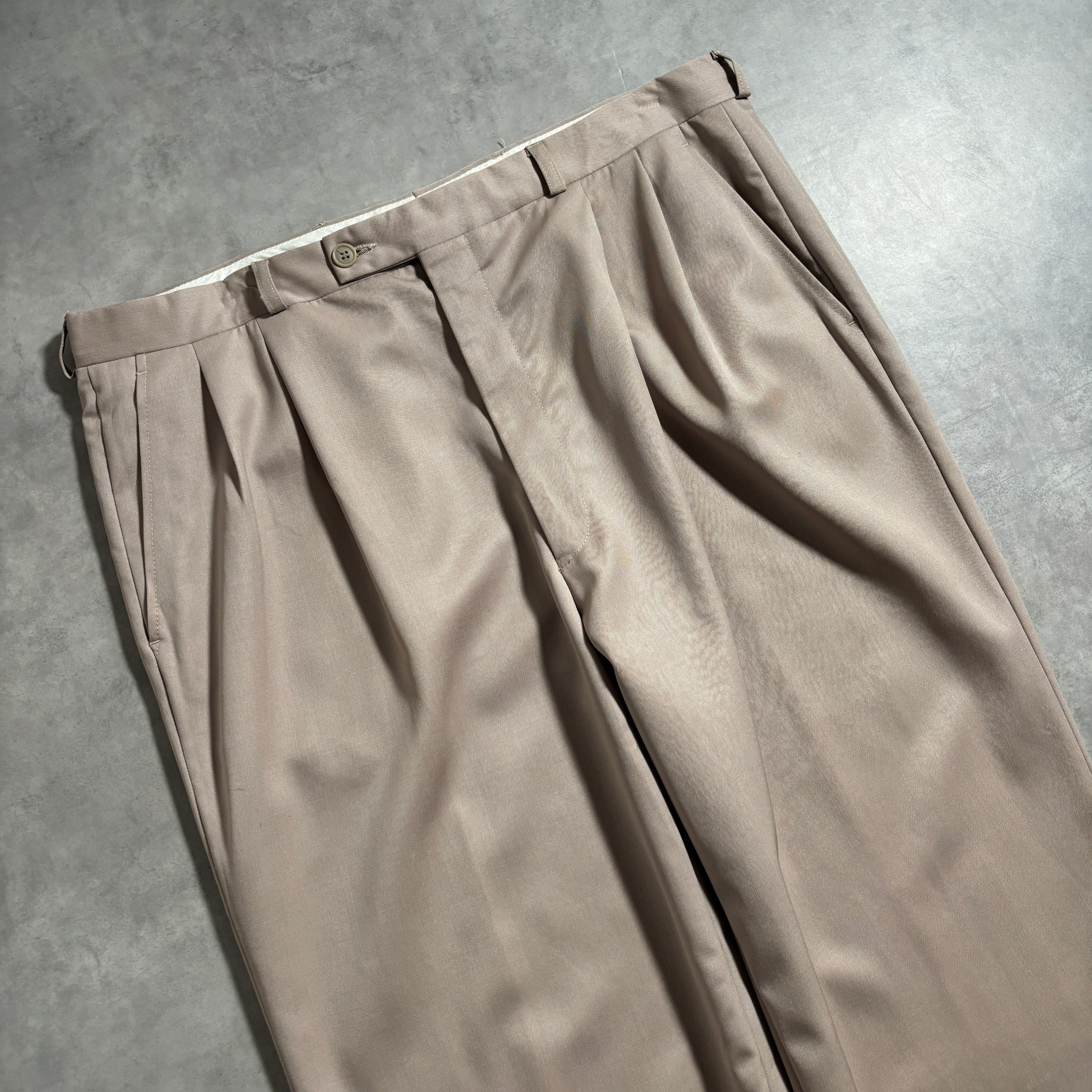 80s〜90s Yves Saint Laurent wide slacks | 1921_clothing_