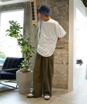 【#Re:room】EARTH COLOR BIG T-SHIRTS［REC788］