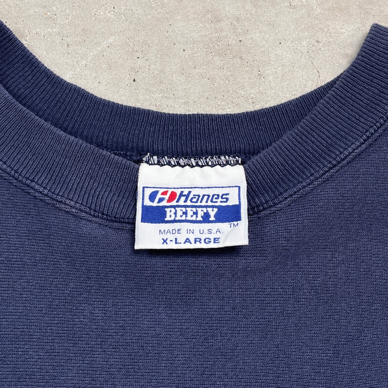 80年代 USA製 Hanes ブランクスウェットシャツ リバースタイプ メンズ 