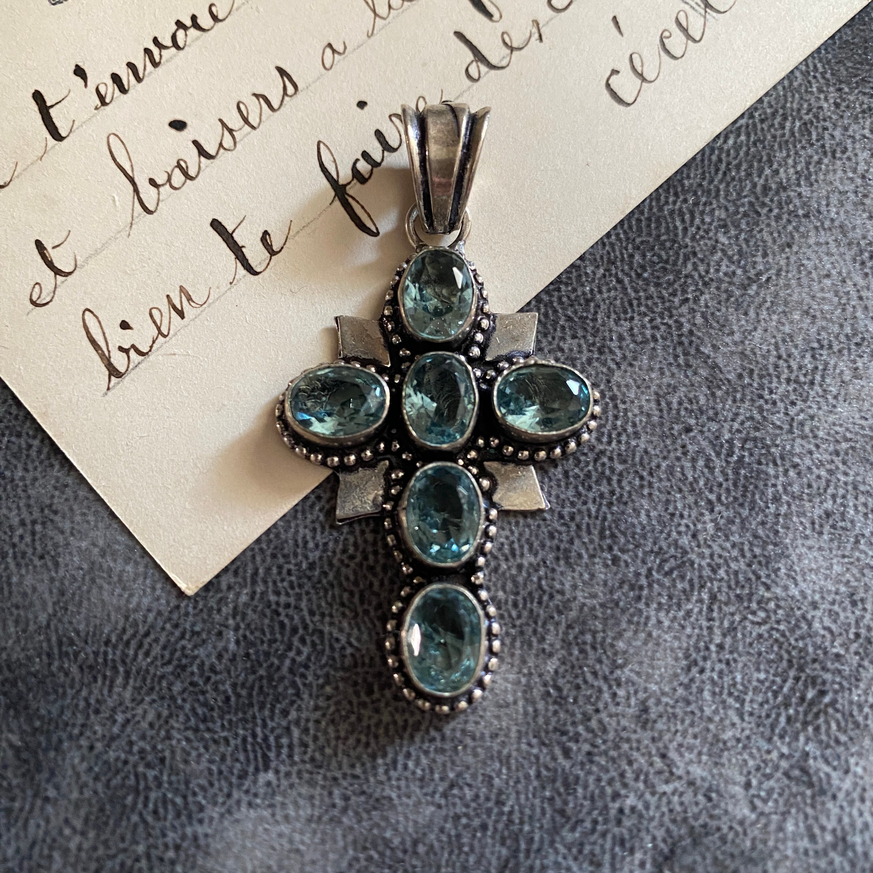 クロス | Antique medaille Mary