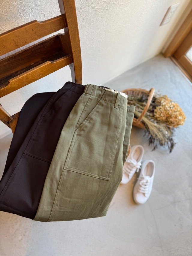 doux bleu  C/Rツイル  ベイカーパンツ