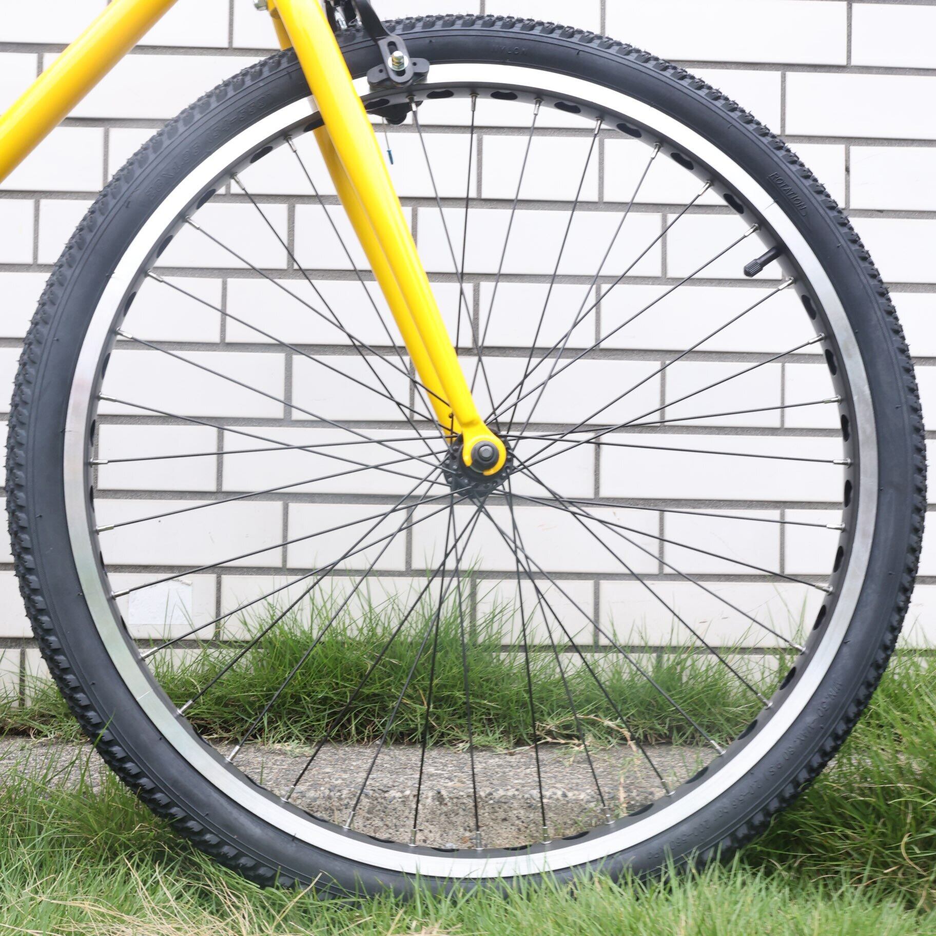 FUN 26inc ANGUS FLAT, Metallic yellow】ピストバイク 自転車 | FUN 