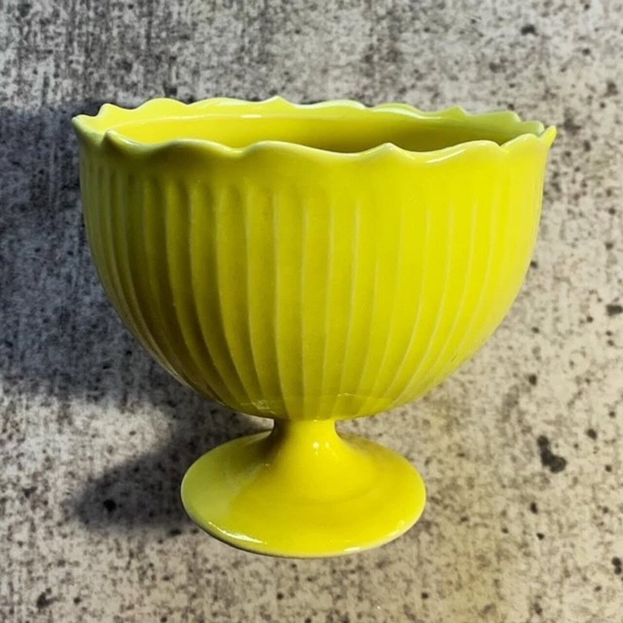 コンポート(大)フリル つやきいろ