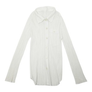 プリーツプリーズ シャツ サイズ：3 ホワイト ポリエステル レディース PLEATS PLEASE 【中古】